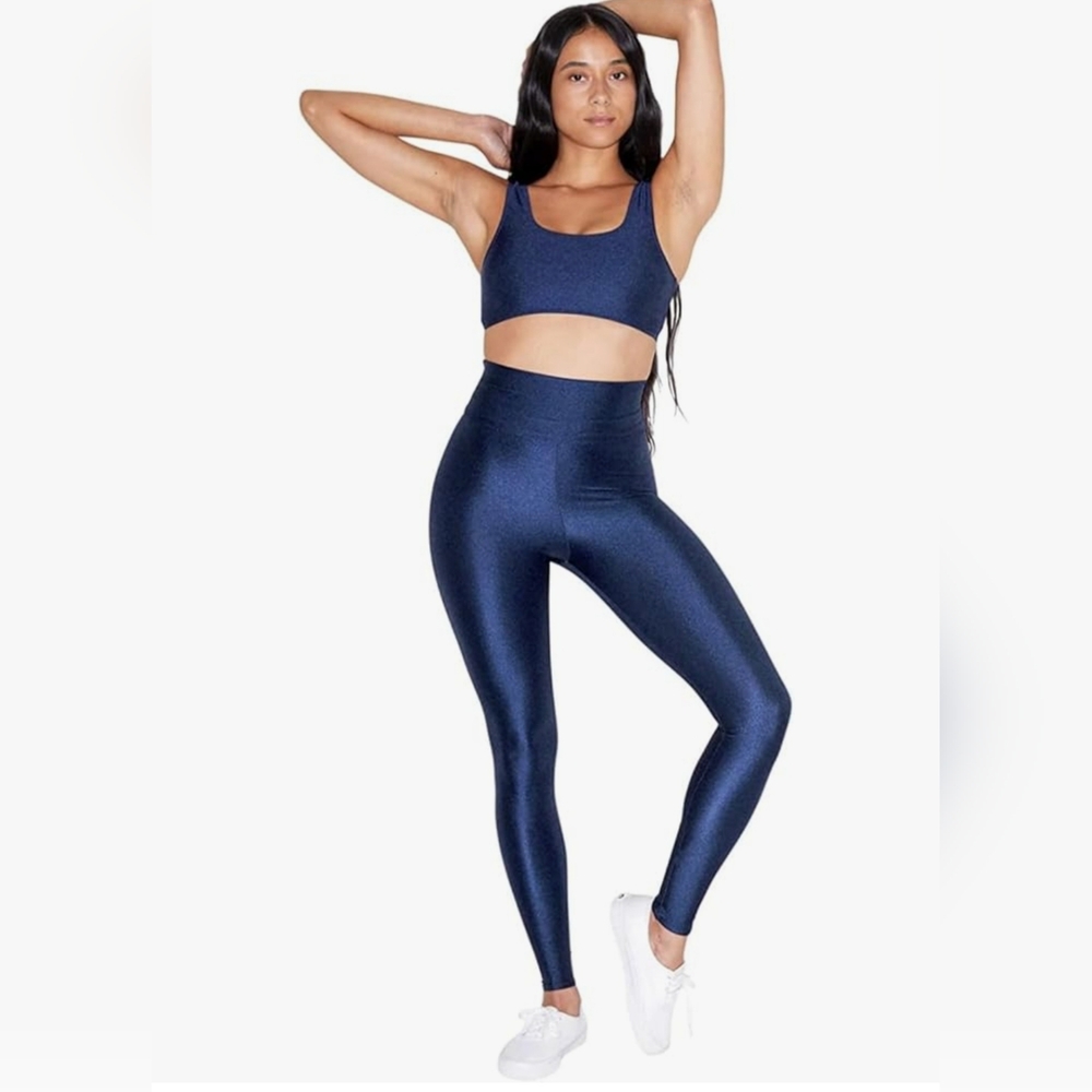 American Apparel  Nylon Tricot High Waist Legging - Black M